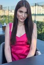 Ukrainian mail order bride Daria from Khmelnytskyi with black hair and green eye color - image 8