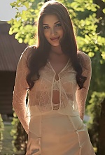 Ukrainian mail order bride Daria from Khmelnytskyi with black hair and green eye color - image 5
