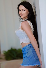 Ukrainian mail order bride Ivanna from Warsaw with black hair and brown eye color - image 3