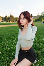 Ukrainian mail order bride Viktoriia from Cherkasy with red hair and green eye color - image 3
