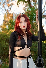 Ukrainian mail order bride Viktoriia from Cherkasy with red hair and green eye color - image 7