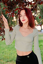 Ukrainian mail order bride Viktoriia from Cherkasy with red hair and green eye color - image 6