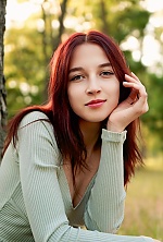 Ukrainian mail order bride Viktoriia from Cherkasy with red hair and green eye color - image 2