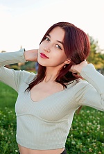 Ukrainian mail order bride Viktoriia from Cherkasy with red hair and green eye color - image 7