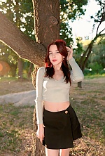 Ukrainian mail order bride Viktoriia from Cherkasy with red hair and green eye color - image 5