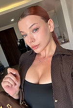 Ukrainian mail order bride Kateryna from Poltava with red hair and grey eye color - image 4