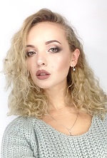 Ukrainian mail order bride Olga from Vancouver with blonde hair and grey eye color - image 8