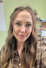 Ukrainian mail order bride Kristina from Kyiv with light brown hair and brown eye color - image 2
