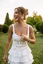 Ukrainian mail order bride Alina from Kyiv with blonde hair and blue eye color - image 4