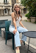 Ukrainian mail order bride Karina from Kyiv with blonde hair and green eye color - image 7