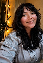 Ukrainian mail order bride Amina from Almaty with brunette hair and brown eye color - image 3