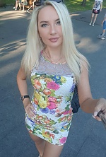 Ukrainian mail order bride Anna from Kharkiv with blonde hair and blue eye color - image 4