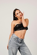 Ukrainian mail order bride Kateryna from Khmelnytskyi with black hair and hazel eye color - image 6