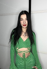 Ukrainian mail order bride Daria from Kremenchug with black hair and green eye color - image 5