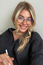 Ukrainian mail order bride Oleksandra from Odesa with blonde hair and green eye color - image 5