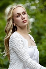 Ukrainian mail order bride Yeva from London with blonde hair and blue eye color - image 7