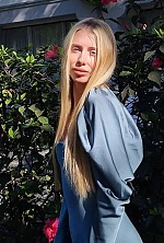 Ukrainian mail order bride Katerina from Lisbon with blonde hair and blue eye color - image 3