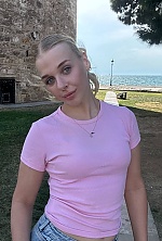 Ukrainian mail order bride Anhelika from Prague with blonde hair and blue eye color - image 6