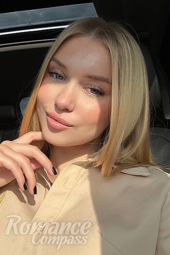 Ukrainian mail order bride Anastasia from Lutsk with blonde hair and blue eye color - image 1