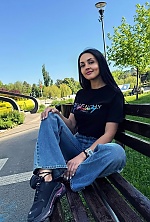 Ukrainian mail order bride Olena from Uzhhorod with brunette hair and green eye color - image 7