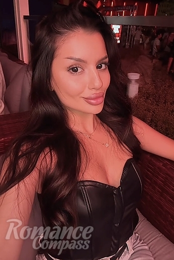 Ukrainian mail order bride Anna from Prague with black hair and brown eye color - image 1