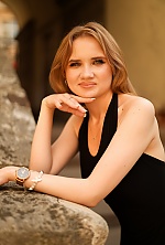 Ukrainian mail order bride Iryna from Dubliany with blonde hair and blue eye color - image 4