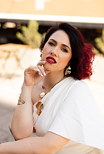 Ukrainian mail order bride Liudmyla from Lviv with red hair and blue eye color - image 4