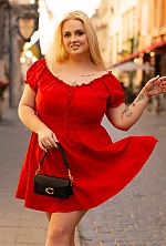 Ukrainian mail order bride Anzhelika from Lviv with blonde hair and blue eye color - image 10