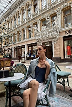 Ukrainian mail order bride Anastasiia from London with light brown hair and green eye color - image 3