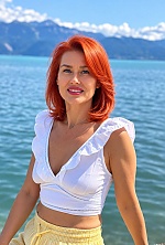 Ukrainian mail order bride Natalia from Kyiv with red hair and blue eye color - image 2