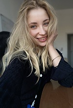 Ukrainian mail order bride Vasylyna from Lviv with blonde hair and blue eye color - image 8