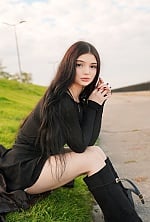 Ukrainian mail order bride Anzhelika from Cherkasy with black hair and brown eye color - image 6