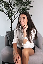 Ukrainian mail order bride Kseniia from Odesa with light brown hair and green eye color - image 3