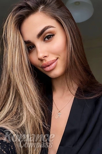 Ukrainian mail order bride Olexandra from Dnipro with light brown hair and brown eye color - image 1