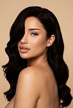 Ukrainian mail order bride Valeria from Kyiv with black hair and green eye color - image 8