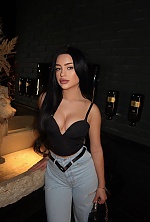 Ukrainian mail order bride Valeria from Kyiv with black hair and green eye color - image 9