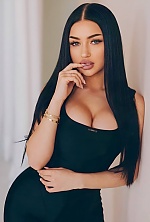 Ukrainian mail order bride Valeria from Kyiv with black hair and green eye color - image 12