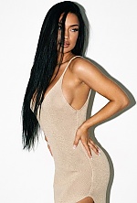 Ukrainian mail order bride Valeria from Kyiv with black hair and green eye color - image 7