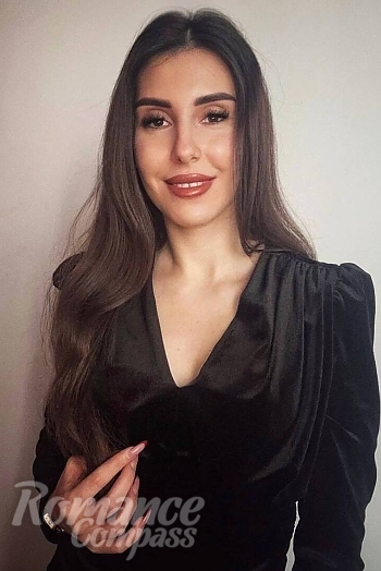 Ukrainian mail order bride Anastasiya from Odesa with brunette hair and brown eye color - image 1