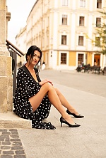 Ukrainian mail order bride Olga from Lviv with black hair and blue eye color - image 5