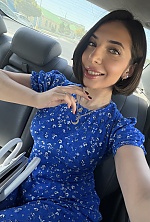 Ukrainian mail order bride Tahmina from Ashgabat with light brown hair and green eye color - image 5