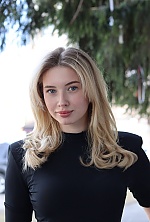 Ukrainian mail order bride Eleonora from Rivne with blonde hair and blue eye color - image 4