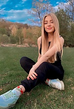 Ukrainian mail order bride Olga from Kyiv with blonde hair and blue eye color - image 4