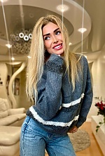 Ukrainian mail order bride Alina from Kharkiv with blonde hair and blue eye color - image 13