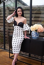 Ukrainian mail order bride Viktoriia from Kyiv with black hair and brown eye color - image 2