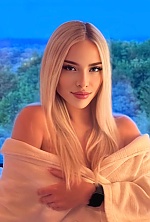 Ukrainian mail order bride Valeriia from Poltava with blonde hair and blue eye color - image 6