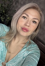 Ukrainian mail order bride Olena from Kryvyi Rih with blonde hair and green eye color - image 2