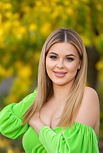 Ukrainian mail order bride Victoriia from Mykolayiv with blonde hair and blue eye color - image 3