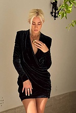 Ukrainian mail order bride Daria from Rome with blonde hair and blue eye color - image 10