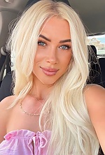 Ukrainian mail order bride Daria from Rome with blonde hair and blue eye color - image 5